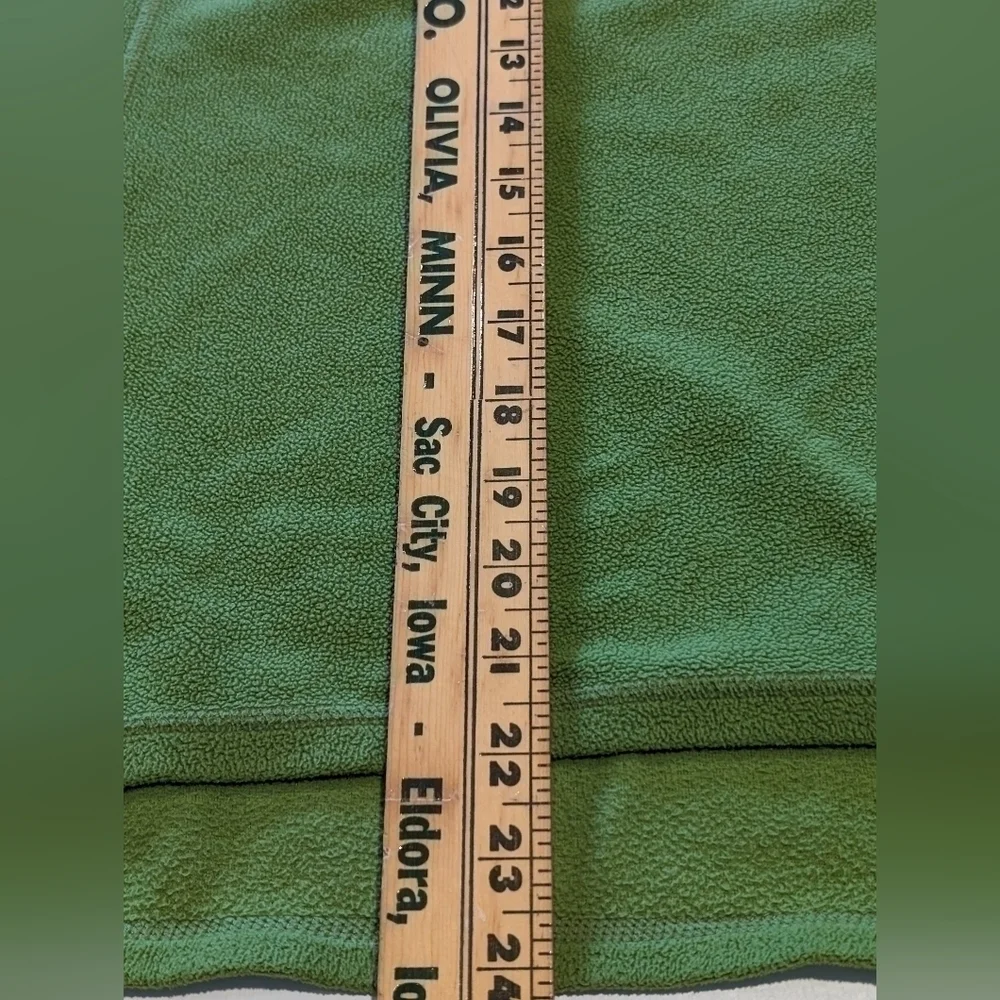 The North Face Women's Polartec 1/4 Zip Fleece Pullover Size Medium Green - Picture 10 of 11
